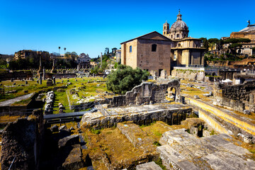 Historic Rome ruins at sunny day. - 790022608