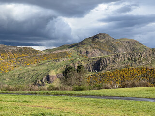Arthur's seat view from Calton Hill - Edinburgh