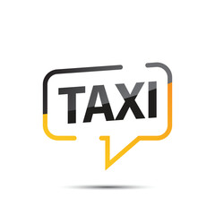 Taxi service icon in flat style. Cab vector illustration on isolated background. Delivery company sign business concept. - 790025647