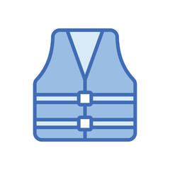 Lifesaver Jacket vector icon