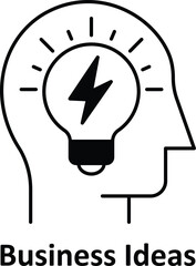 business ideas Vector icon which can easily modify or edit