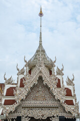 Fototapeta premium Buddhist Temple Wat Bang Phra, Chiang Mai, Thailand, architecture of Asia