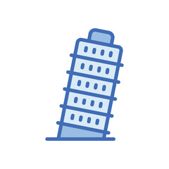 Pisa Tower vector icon