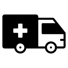 ambulance car icon