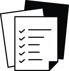 Checklist Vector icon which can easily modify or edit