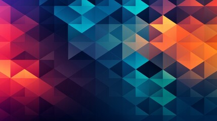 Fototapeta premium Colorful geometric background 
