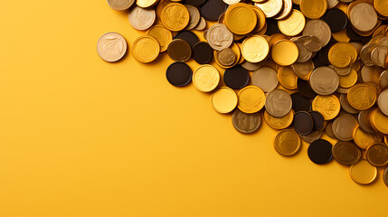 Stack of coins, investment concept