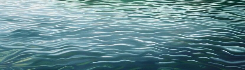 Fototapeta premium Water surface, background, ripples on a lake or pond