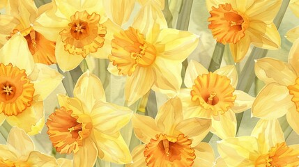 yellow flowers background