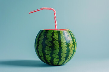 Refreshing Watermelon Drink Concept