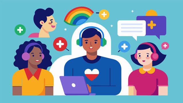 A helpline for LGBTQ+ individuals staffed by members of the LGBTQ+ community and allies providing support guidance and resources for navigating