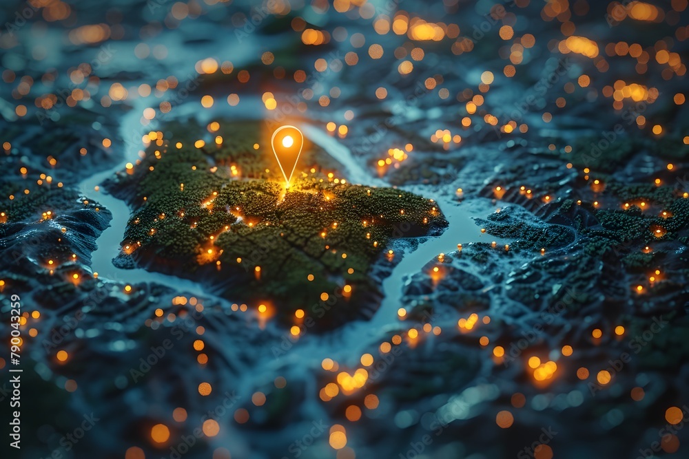 Aufkleber advanced geospatial tracking and navigational technology for cutting edge applications