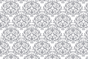 silver damask