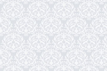 silver damask and patteren