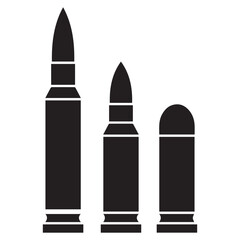 bullet ammunition vector illustration symbol design