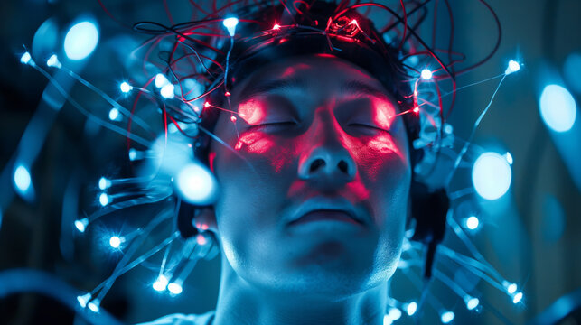 An experiment measuring the impact of various effects on the human brain, measuring brain activity.