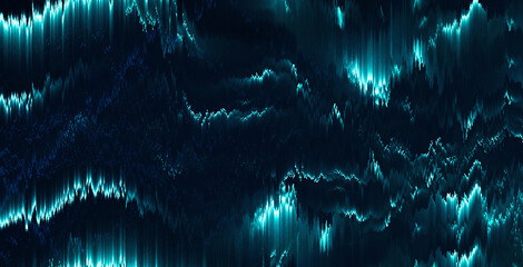 4K Beautiful color gradient background with data mosh glitch noise. Abstract pastel holographic...