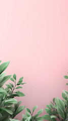 Fototapeta na wymiar Simple leaves background, elegant plant design