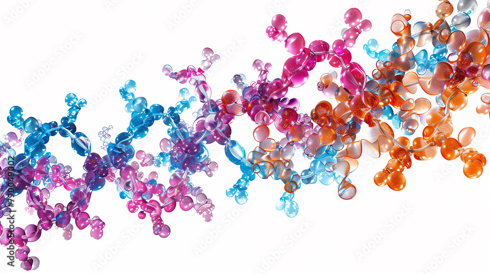 Poster insulin binding to glucose molecule: depict the interaction between an insulin molecule and a glucos