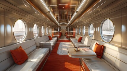 Luxury rail travel. Generative AI.