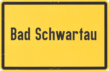 Ortsschild Bad Schwartau - obrazy, fototapety, plakaty