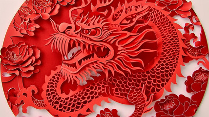  Celestial Dragon: The Art of Paper-Cutting