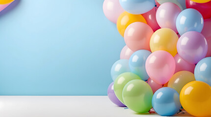Colorful balloons decorations wallpaper