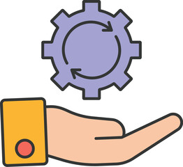 Industry Vector icon which can easily modify or edit