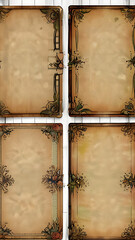 Obraz premium junk journal templates