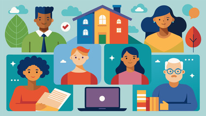 A virtual Renters Rights Workshop with participants from different parts of the country learning about their local housing laws and how to