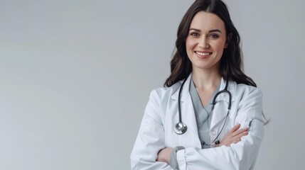 Confident Female Doctor Smiling