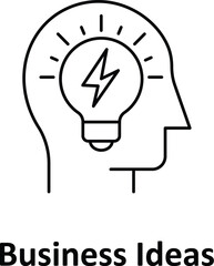 business ideas Vector icon which can easily modify or edit
