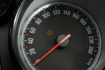 Warning of the diesel particulate filter - DPF regeneration error light illuminated on dashboard
