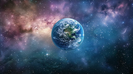 Obraz na płótnie Canvas The earth in space