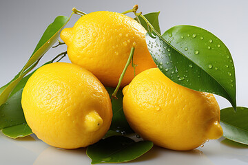 Illustration of fresh lemon - 790083496