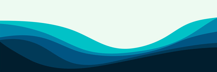 Minimalist color gradient wave pattern vector illustration good for background, wallpaper, backdrop, graphic resource, design template and web banner