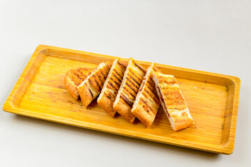 Turkish karisik atom  tost ( kasarli bazlama tost) . Sucuklu, Kasarli, kavurmali karisik tost. Flat...