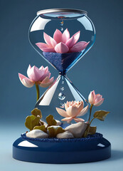 flower in a glass vase