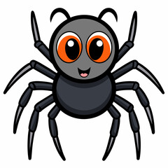 cute spider vector illustration 