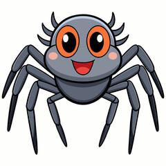 cute spider vector illustration 