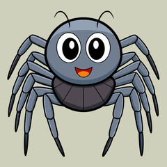 cute spider vector illustration 