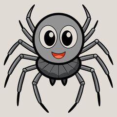 cute spider vector illustration 