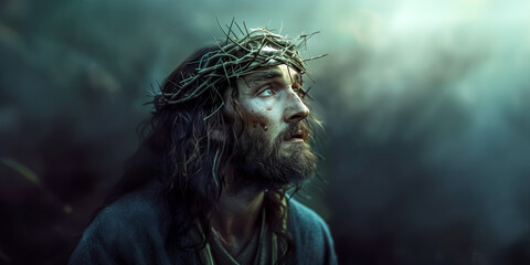 Jesus. Christianity background