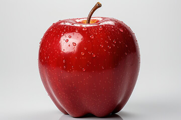 Illustration of fresh red apples
