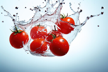 Illustration of tomatoes in water - 790094004