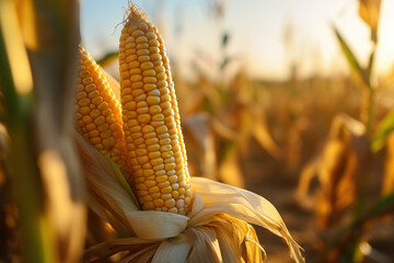 Illustration of mature corn