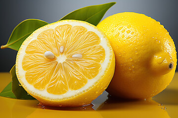 Illustration of fresh lemon - 790094648