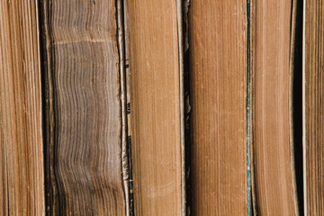 Old books full screen. Education and knowledge concept.