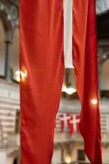 Danish national flag located in Copenhagen City Hall - 790097428