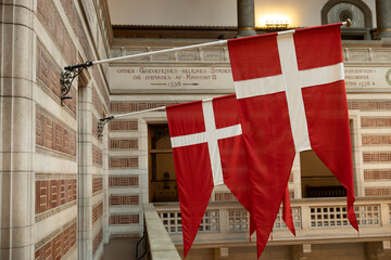 City Hall of Copenhagen interior view. - 790097442